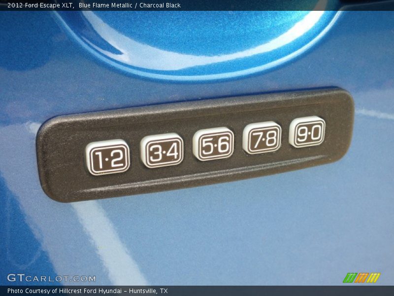 Blue Flame Metallic / Charcoal Black 2012 Ford Escape XLT