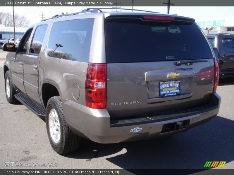 Taupe Gray Metallic / Ebony 2011 Chevrolet Suburban LT 4x4