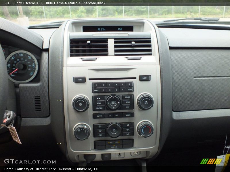 Blue Flame Metallic / Charcoal Black 2012 Ford Escape XLT