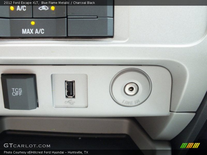 Blue Flame Metallic / Charcoal Black 2012 Ford Escape XLT