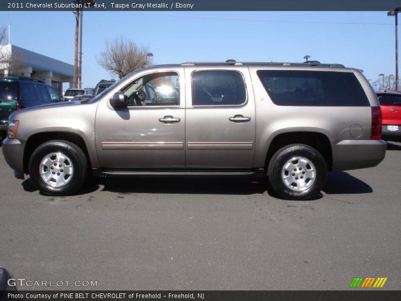 Taupe Gray Metallic / Ebony 2011 Chevrolet Suburban LT 4x4