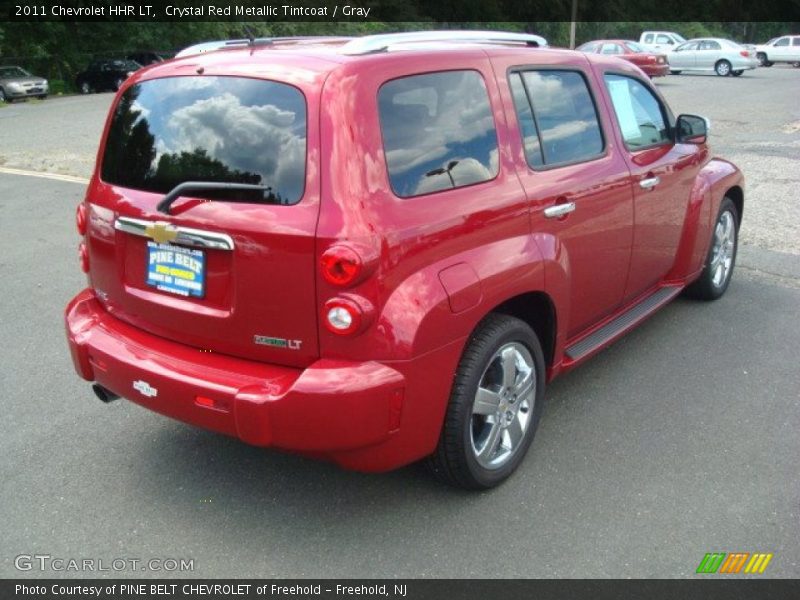 Crystal Red Metallic Tintcoat / Gray 2011 Chevrolet HHR LT