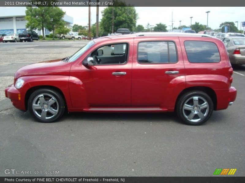 Crystal Red Metallic Tintcoat / Gray 2011 Chevrolet HHR LT