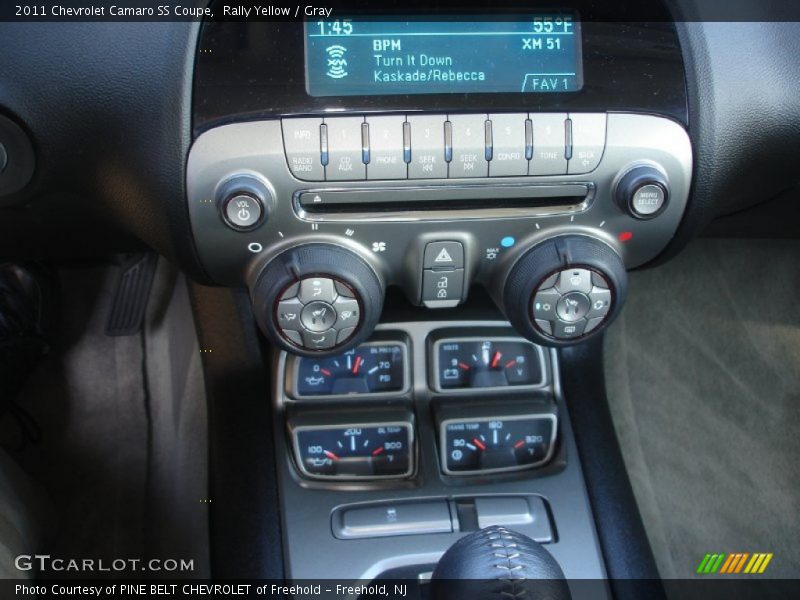 Rally Yellow / Gray 2011 Chevrolet Camaro SS Coupe