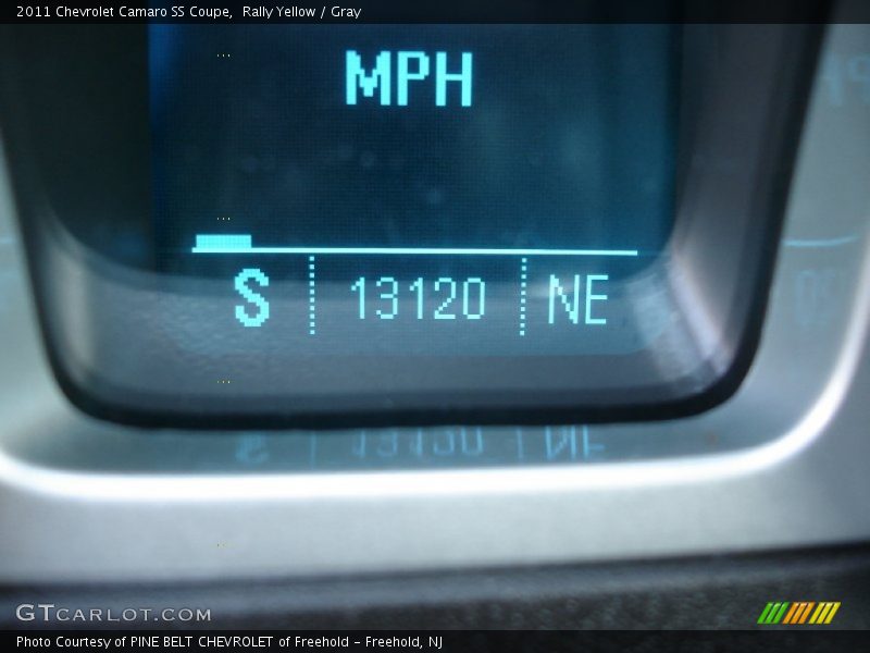 Rally Yellow / Gray 2011 Chevrolet Camaro SS Coupe