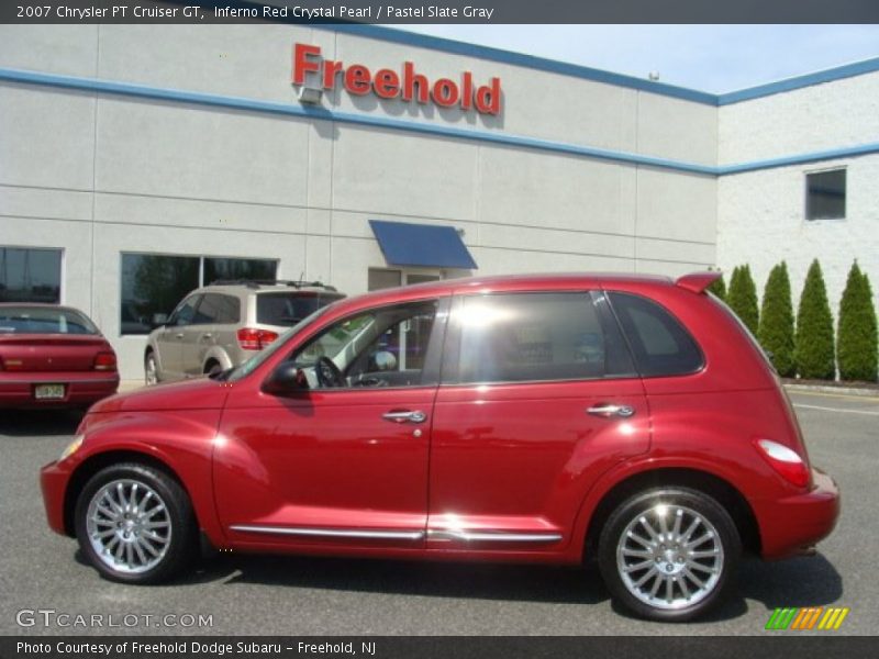 Inferno Red Crystal Pearl / Pastel Slate Gray 2007 Chrysler PT Cruiser GT