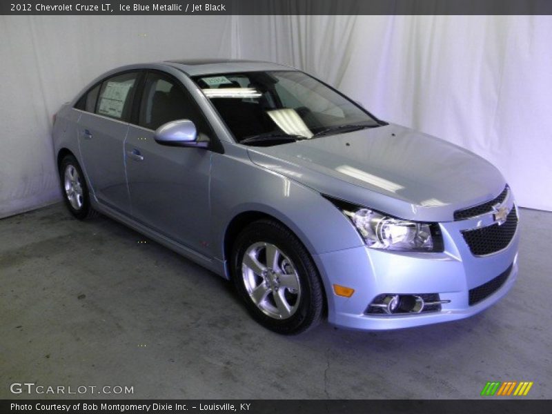 Ice Blue Metallic / Jet Black 2012 Chevrolet Cruze LT