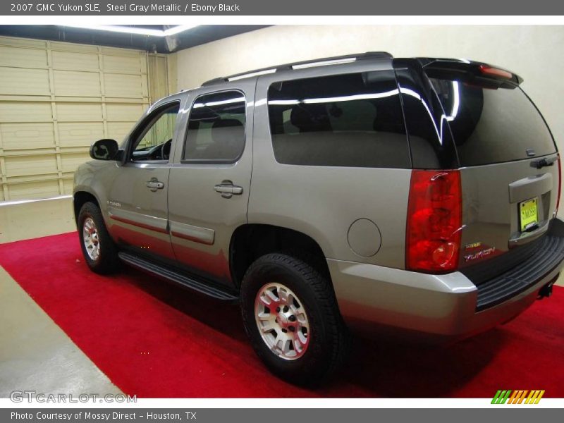 Steel Gray Metallic / Ebony Black 2007 GMC Yukon SLE