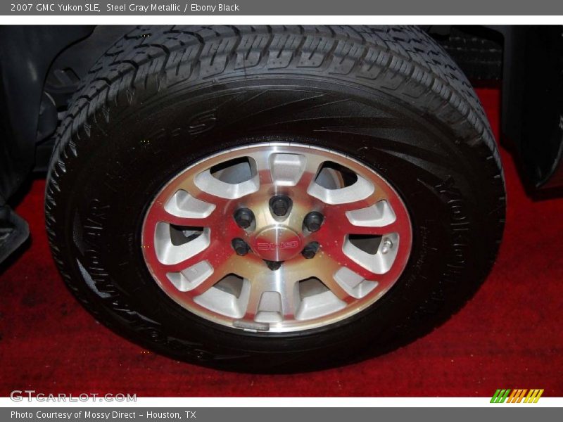 Steel Gray Metallic / Ebony Black 2007 GMC Yukon SLE
