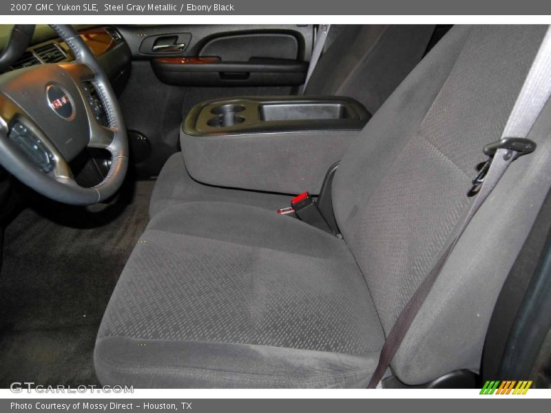 Steel Gray Metallic / Ebony Black 2007 GMC Yukon SLE