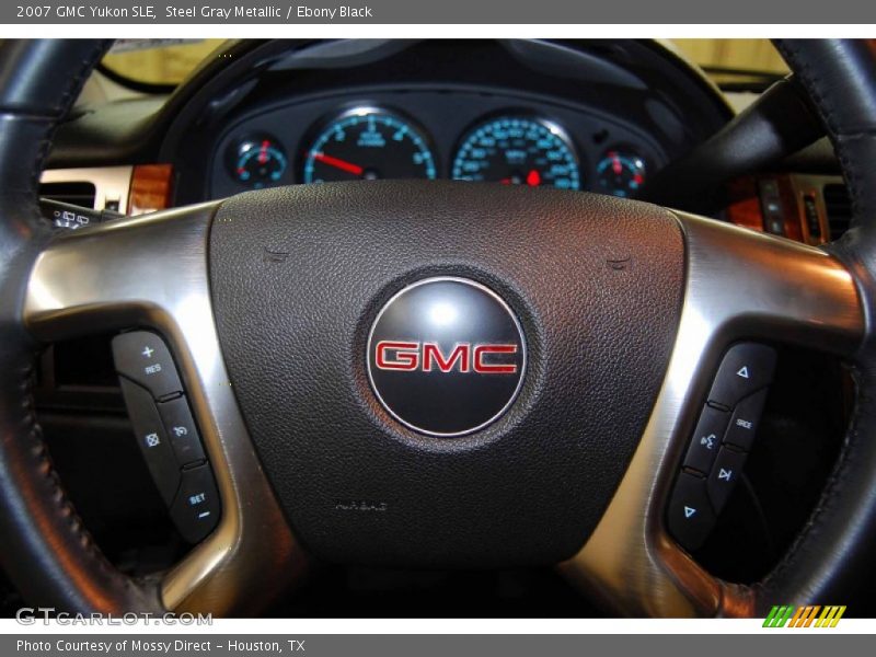 Steel Gray Metallic / Ebony Black 2007 GMC Yukon SLE