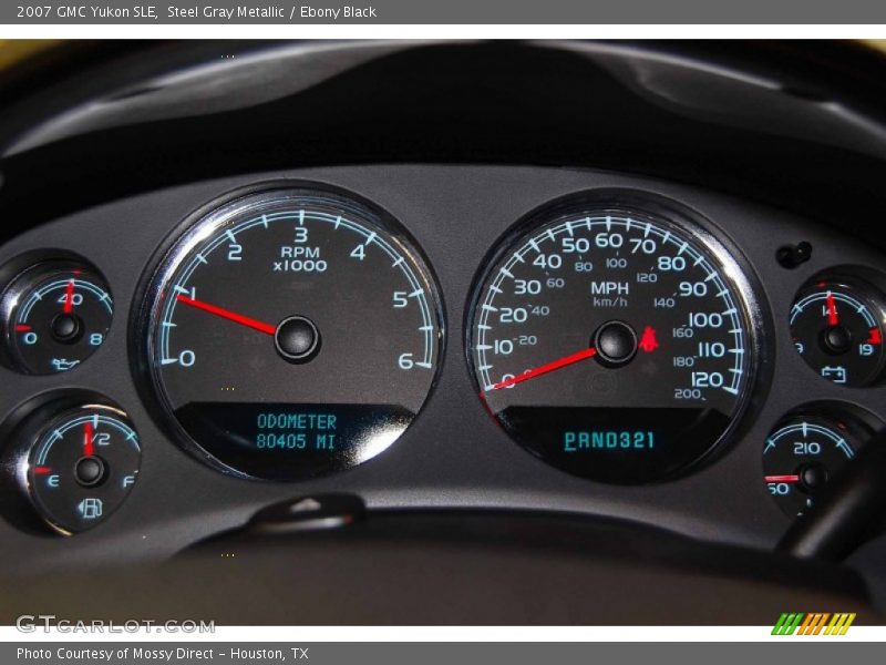 Steel Gray Metallic / Ebony Black 2007 GMC Yukon SLE