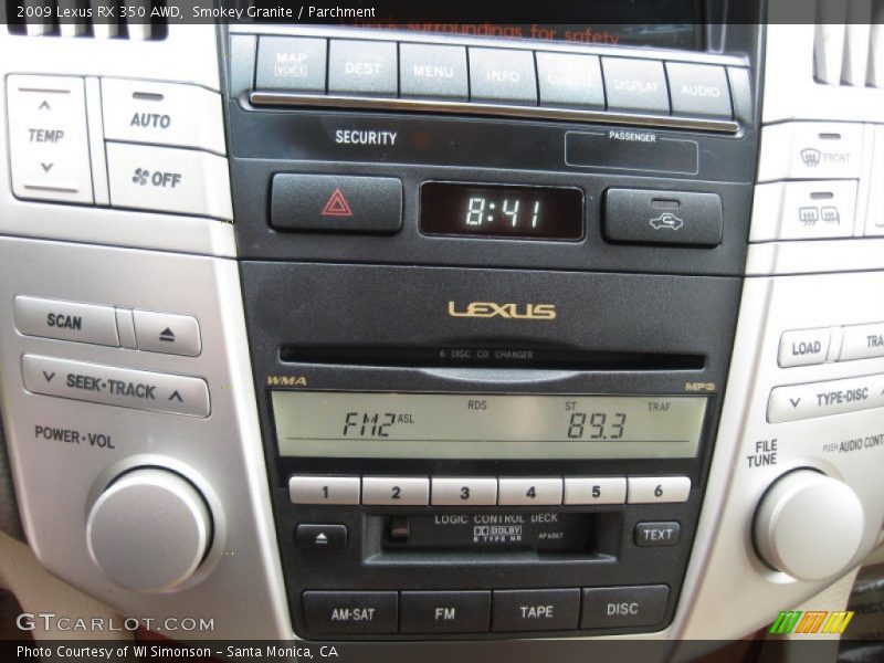 Smokey Granite / Parchment 2009 Lexus RX 350 AWD
