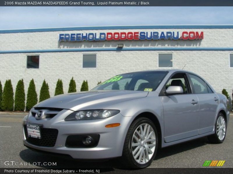 Liquid Platinum Metallic / Black 2006 Mazda MAZDA6 MAZDASPEED6 Grand Touring