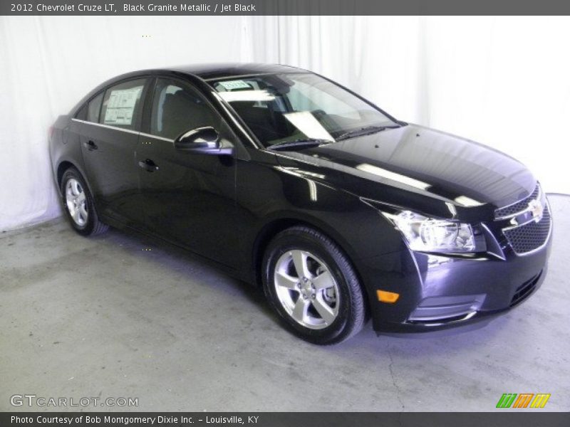Black Granite Metallic / Jet Black 2012 Chevrolet Cruze LT
