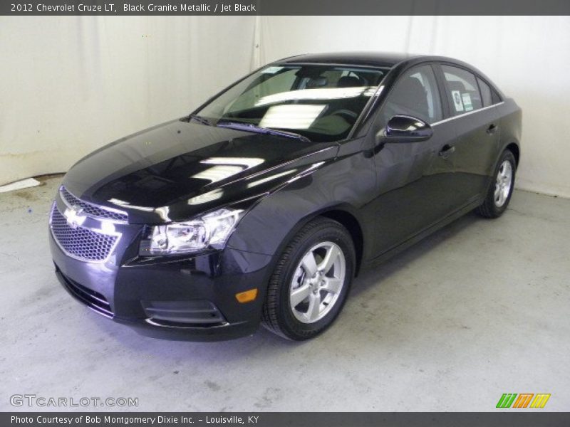 Black Granite Metallic / Jet Black 2012 Chevrolet Cruze LT