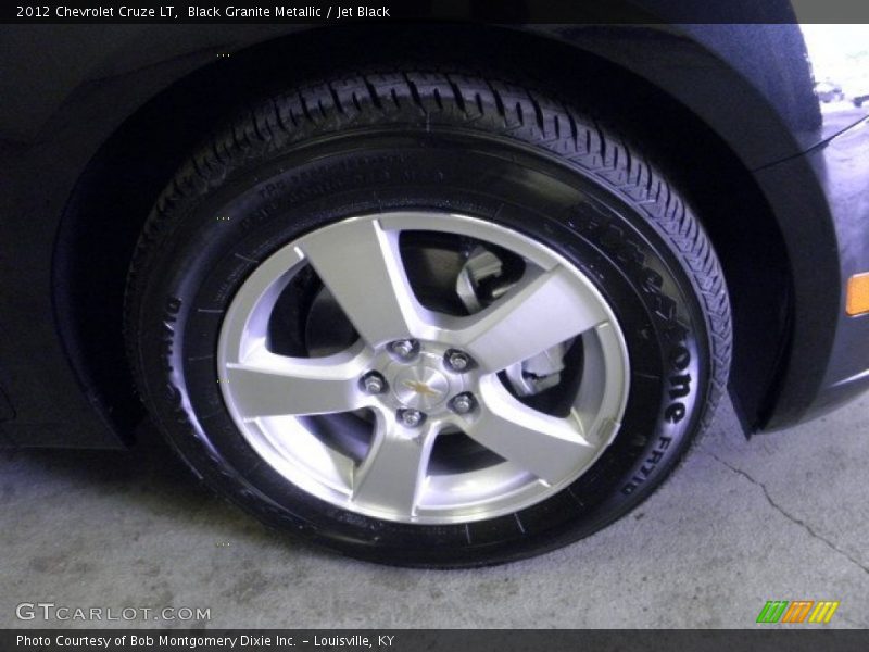 Black Granite Metallic / Jet Black 2012 Chevrolet Cruze LT