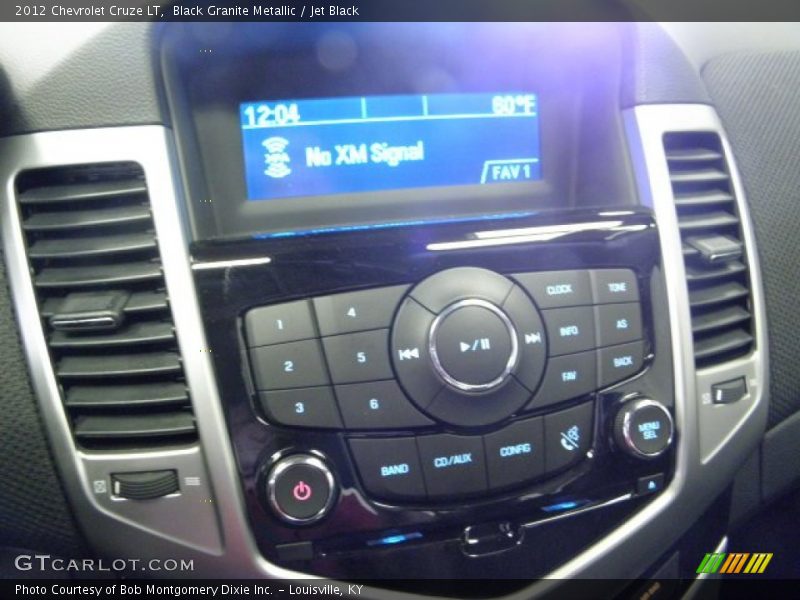 Black Granite Metallic / Jet Black 2012 Chevrolet Cruze LT