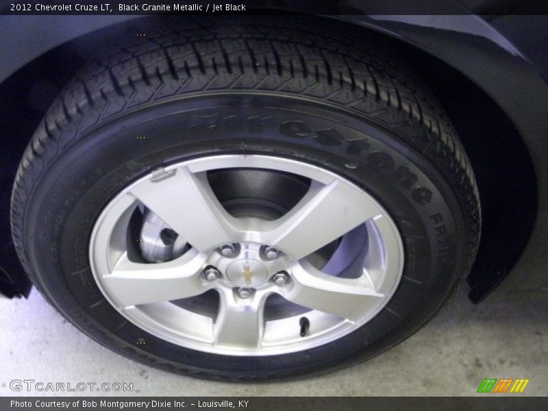 Black Granite Metallic / Jet Black 2012 Chevrolet Cruze LT