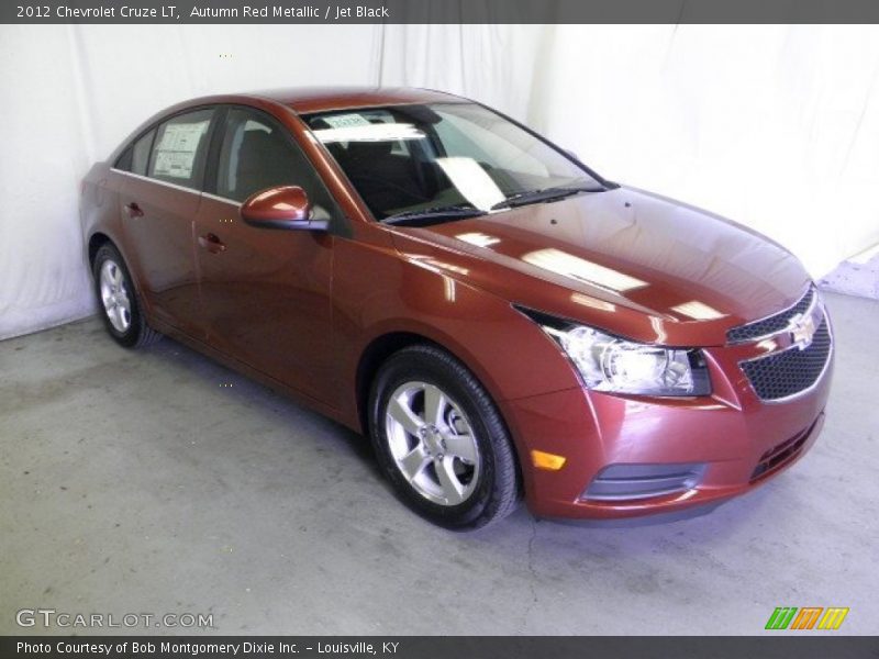 Autumn Red Metallic / Jet Black 2012 Chevrolet Cruze LT