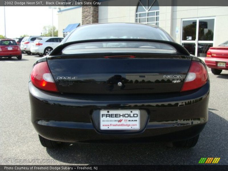 Black Clearcoat / Dark Slate Gray 2002 Dodge Neon SXT