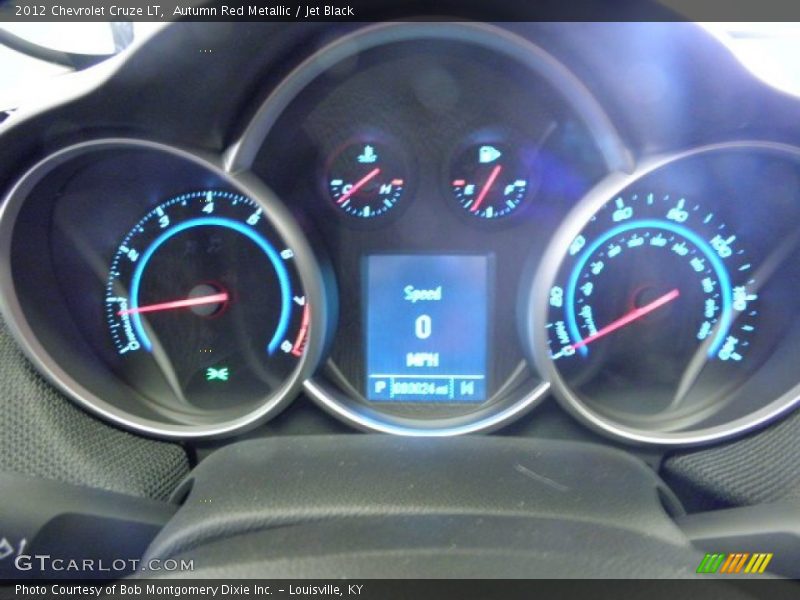 Autumn Red Metallic / Jet Black 2012 Chevrolet Cruze LT