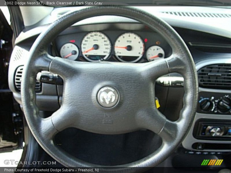 Black Clearcoat / Dark Slate Gray 2002 Dodge Neon SXT