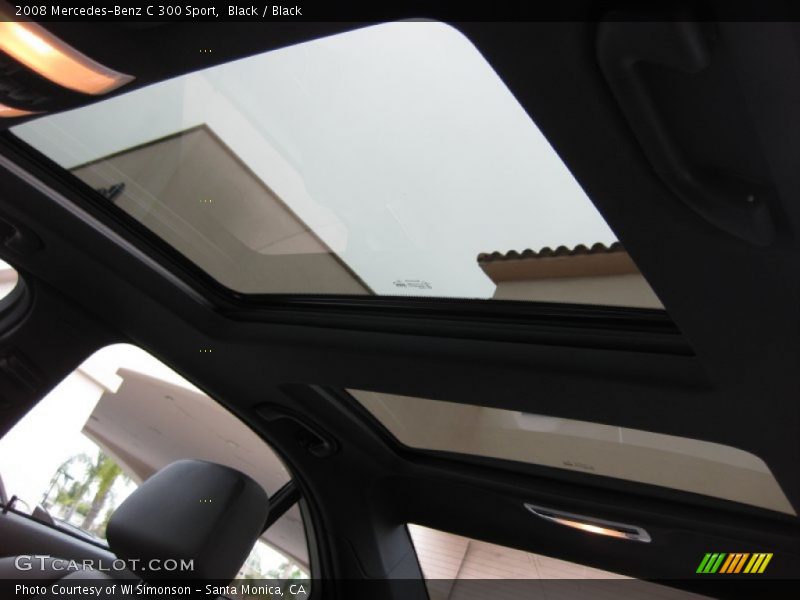 Black / Black 2008 Mercedes-Benz C 300 Sport