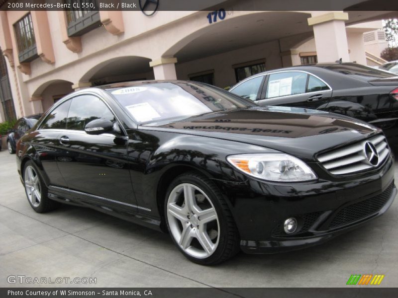 Black / Black 2008 Mercedes-Benz CL 550