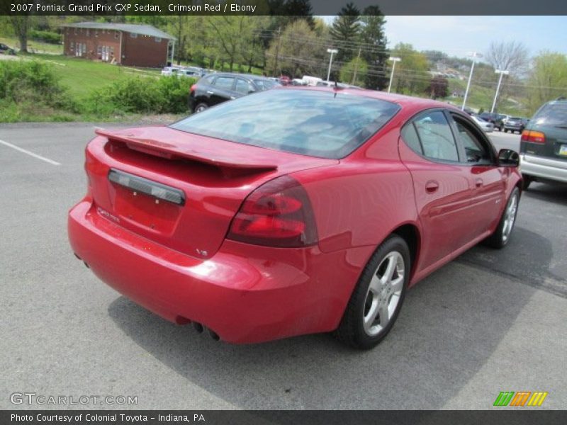 Crimson Red / Ebony 2007 Pontiac Grand Prix GXP Sedan