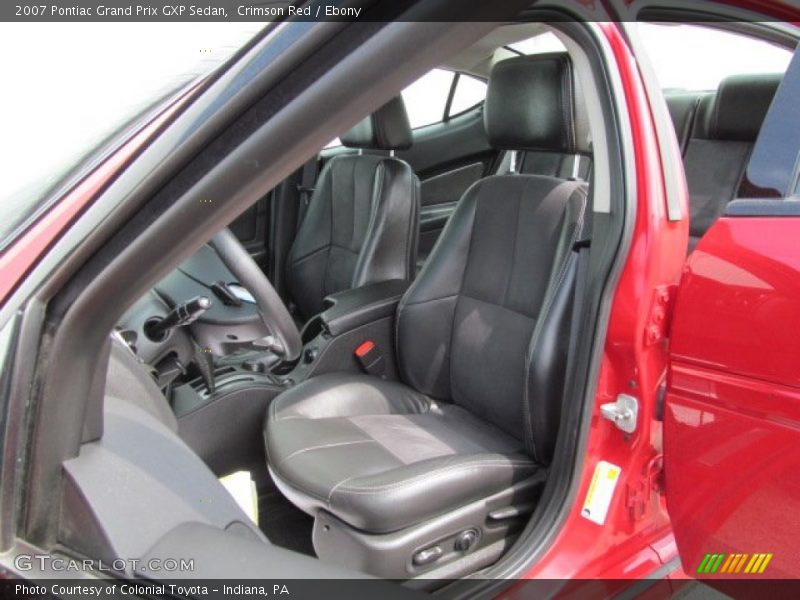 2007 Grand Prix GXP Sedan Ebony Interior