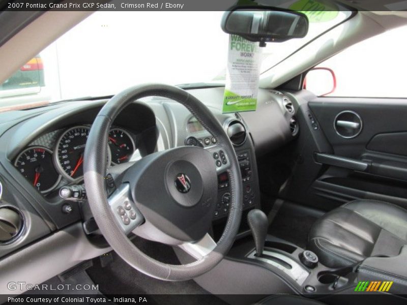 Crimson Red / Ebony 2007 Pontiac Grand Prix GXP Sedan