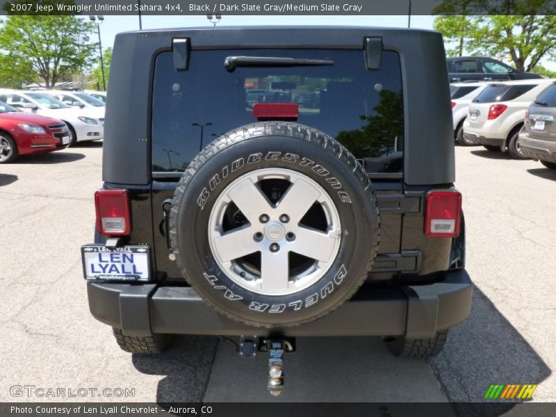 Black / Dark Slate Gray/Medium Slate Gray 2007 Jeep Wrangler Unlimited Sahara 4x4