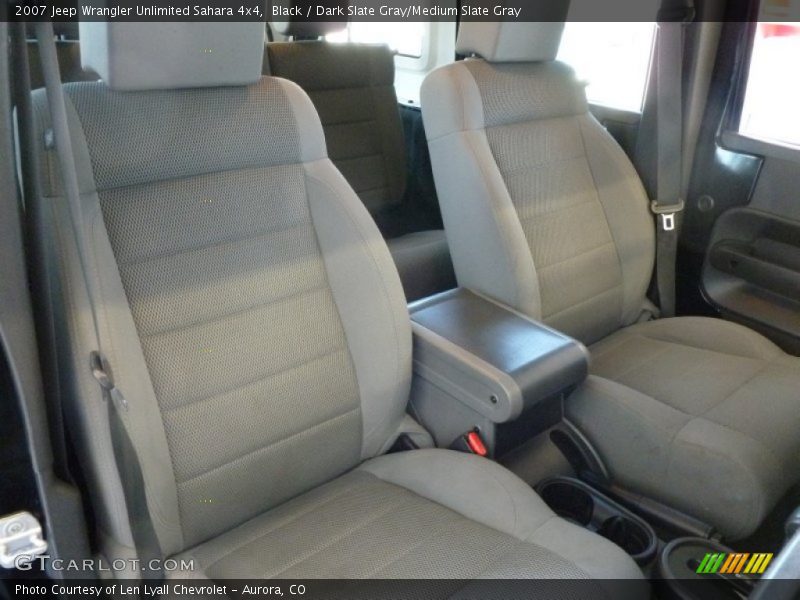 Black / Dark Slate Gray/Medium Slate Gray 2007 Jeep Wrangler Unlimited Sahara 4x4