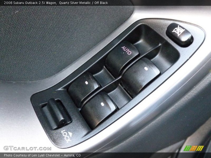 Quartz Silver Metallic / Off Black 2008 Subaru Outback 2.5i Wagon