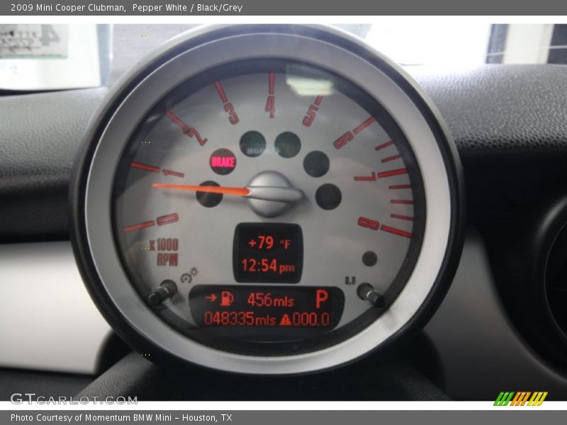 Pepper White / Black/Grey 2009 Mini Cooper Clubman