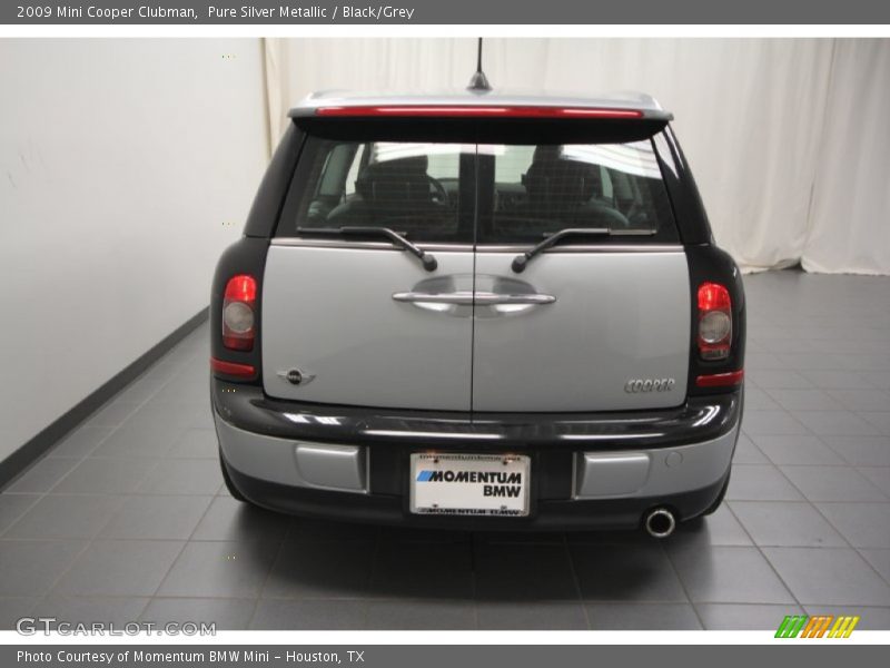 Pure Silver Metallic / Black/Grey 2009 Mini Cooper Clubman