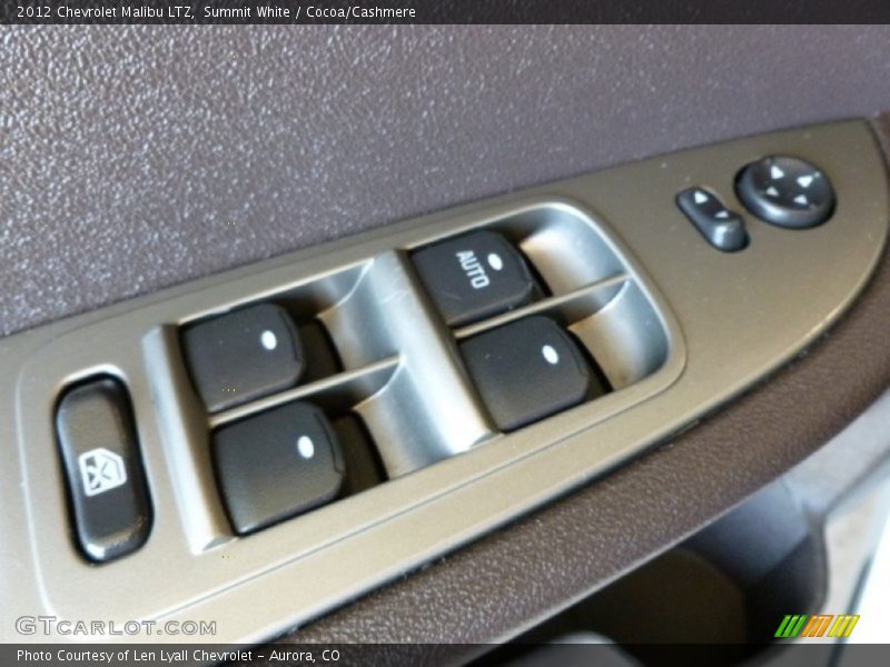 Summit White / Cocoa/Cashmere 2012 Chevrolet Malibu LTZ