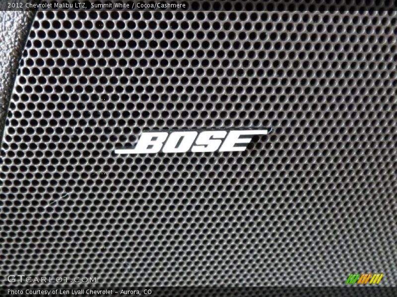 Summit White / Cocoa/Cashmere 2012 Chevrolet Malibu LTZ