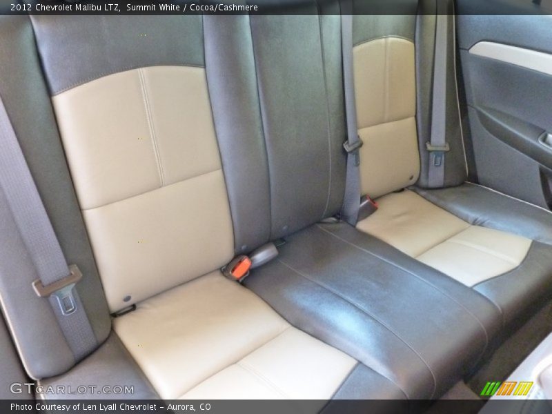 Summit White / Cocoa/Cashmere 2012 Chevrolet Malibu LTZ