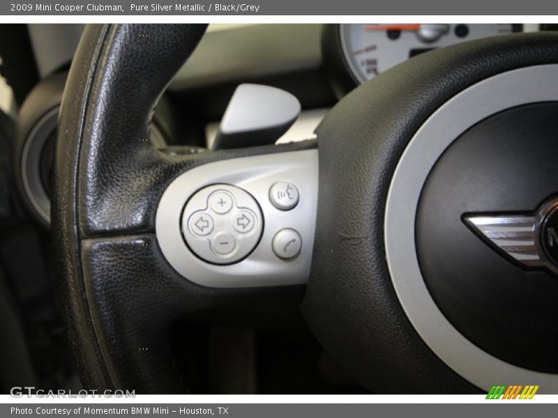 Pure Silver Metallic / Black/Grey 2009 Mini Cooper Clubman