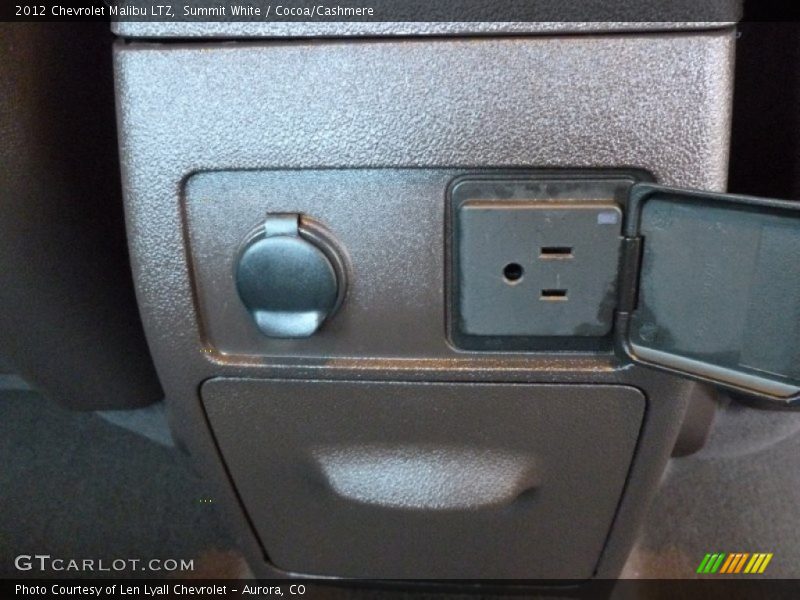 Summit White / Cocoa/Cashmere 2012 Chevrolet Malibu LTZ