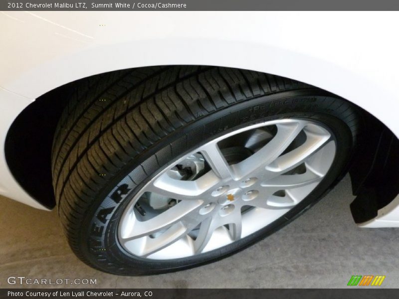 Summit White / Cocoa/Cashmere 2012 Chevrolet Malibu LTZ