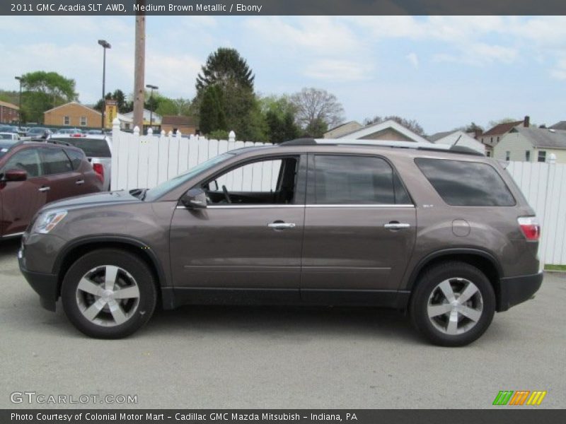 Medium Brown Metallic / Ebony 2011 GMC Acadia SLT AWD