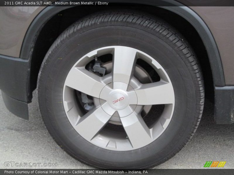 Medium Brown Metallic / Ebony 2011 GMC Acadia SLT AWD