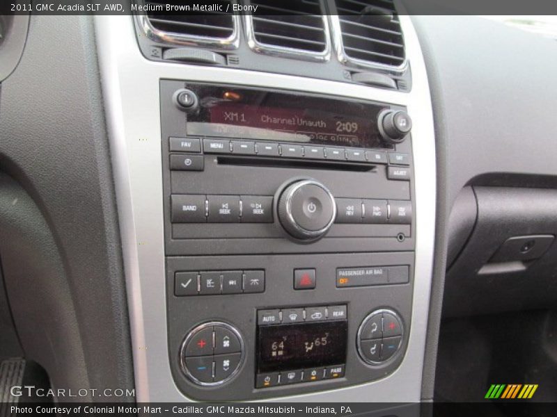 Medium Brown Metallic / Ebony 2011 GMC Acadia SLT AWD