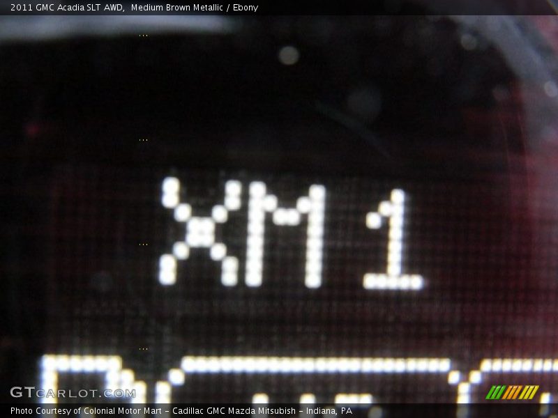 Medium Brown Metallic / Ebony 2011 GMC Acadia SLT AWD