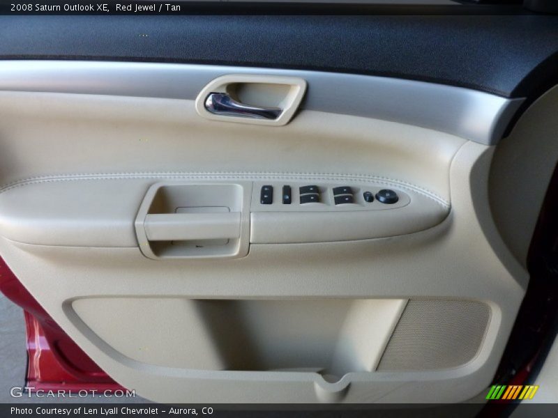 Red Jewel / Tan 2008 Saturn Outlook XE