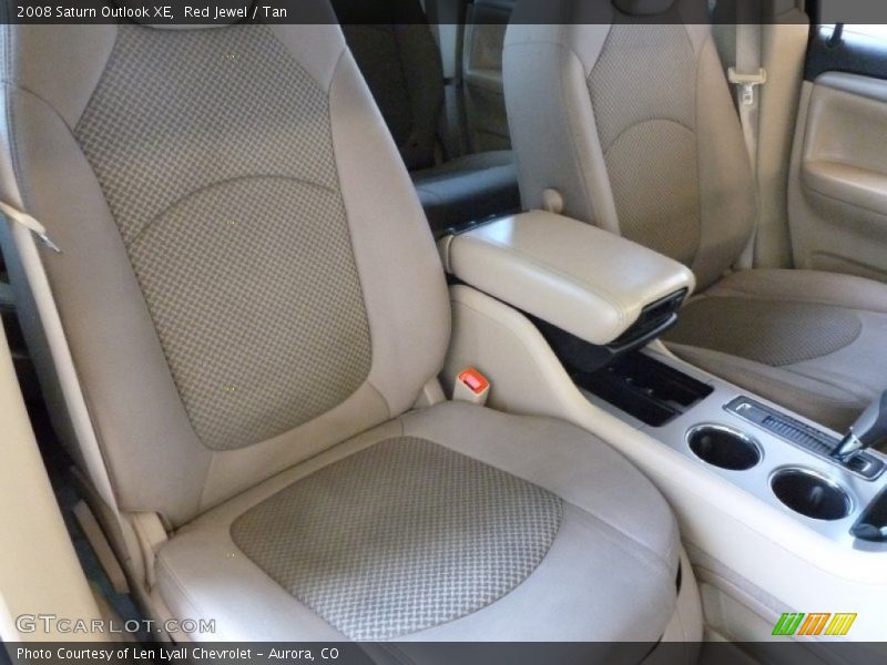 Red Jewel / Tan 2008 Saturn Outlook XE