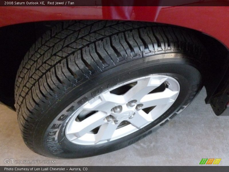 Red Jewel / Tan 2008 Saturn Outlook XE